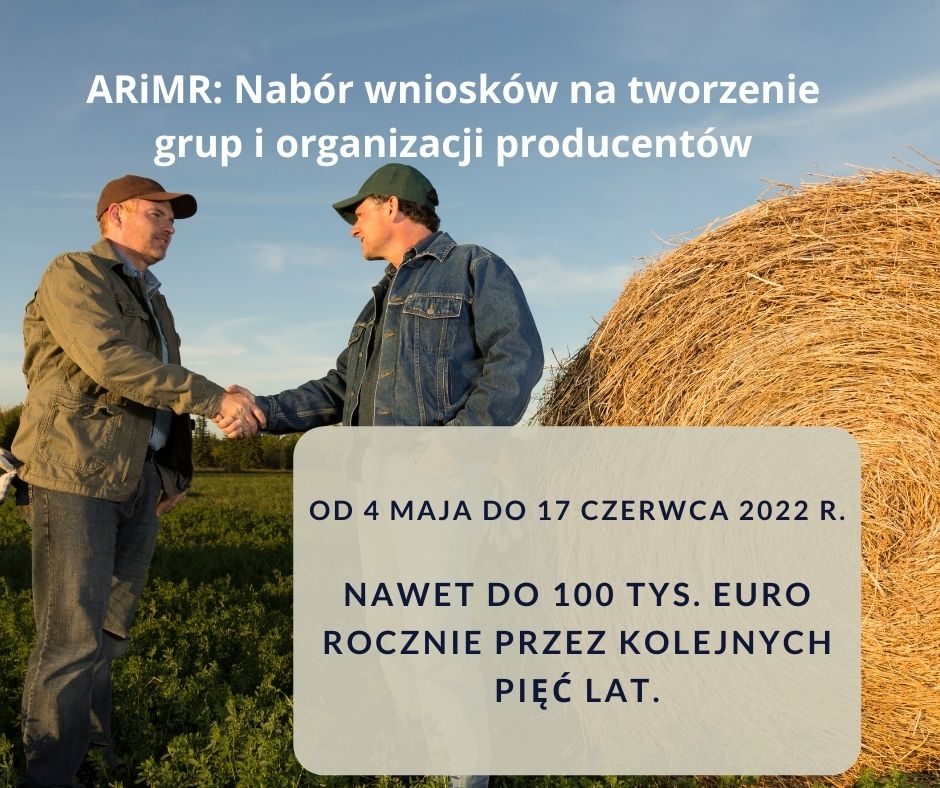 Nabór na tworzenie grup producentów