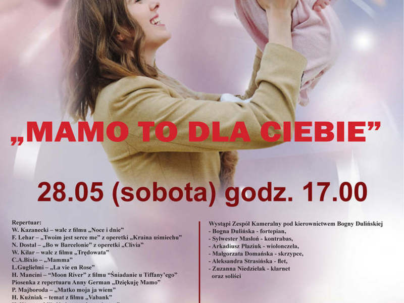 plakat na Dzień Matki