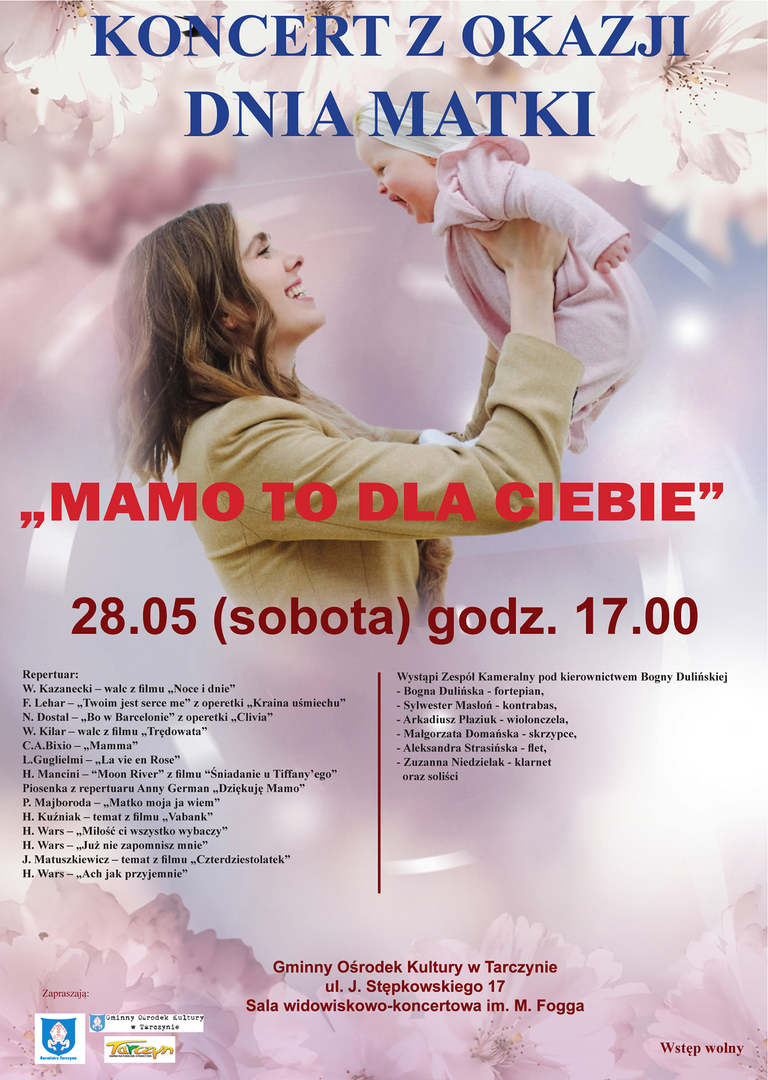 plakat na Dzień Matki