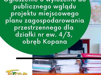 grafika o ogłoszeniu