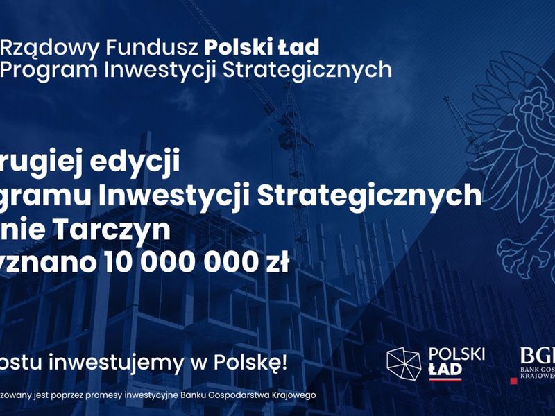 Baner dofinasowania Polski Ład
