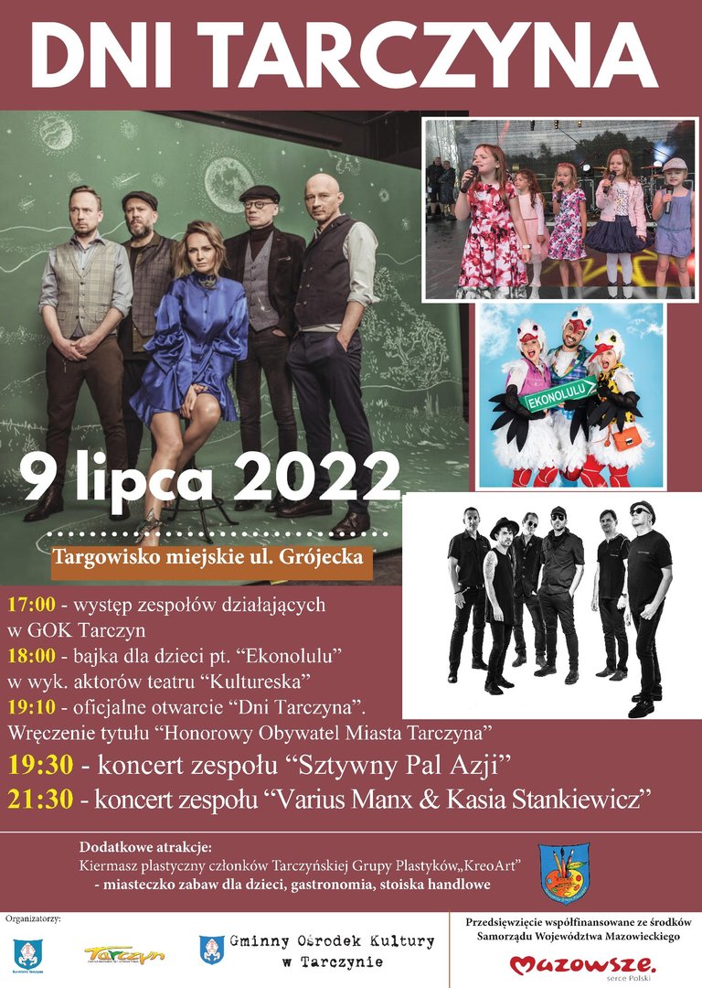Plakat promujący Dni Tarczyna