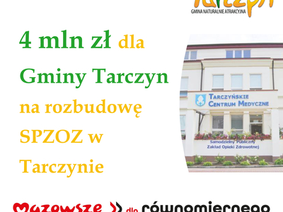 Baner informujący o otrzymanym dofinansowaniu
