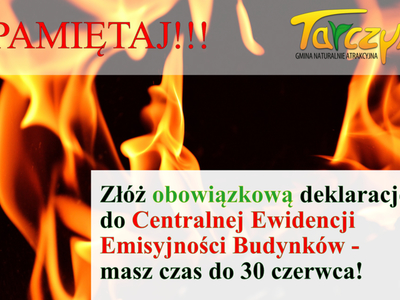 Baner zachęcający do złożenia deklaracji CEEB