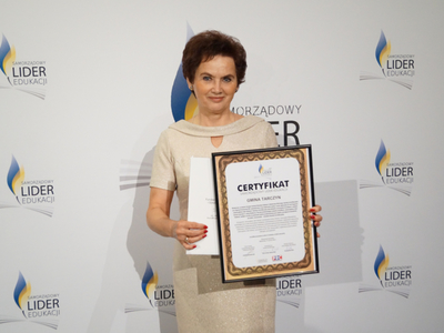 Barbara Galicz z wyróżnieniem Samorządowego Lidera Edukacji