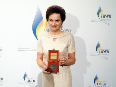 Barbara Galicz z medalem Samorządowca Społecznie Zaangażowanego