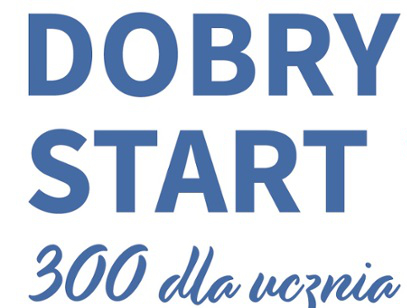 Baner zawierający tekst "Dobry start"