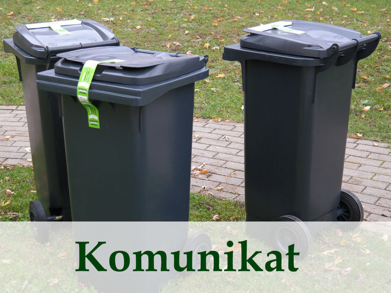 Zdjęcie przedstawiające kosze na śmieci