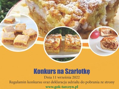 konkurs na najsmaczniejszą szarlotkę