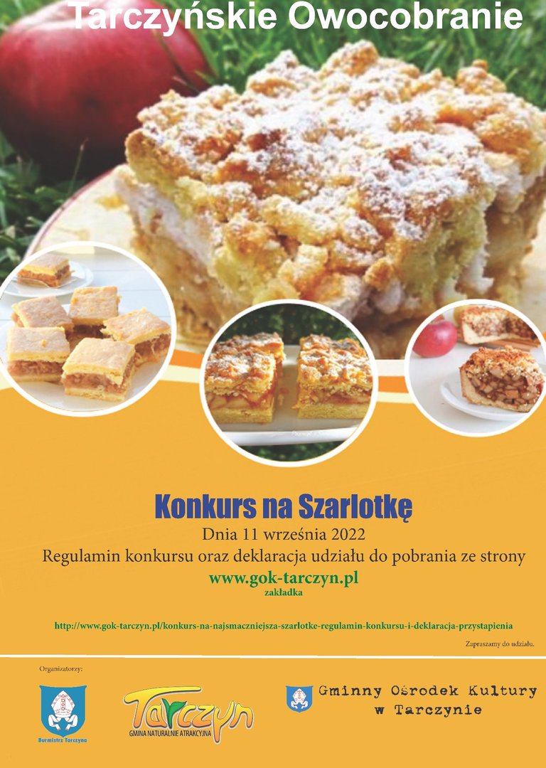 konkurs na najsmaczniejszą szarlotkę