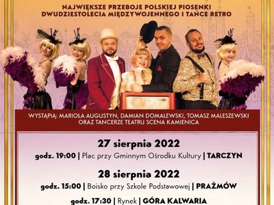 zaproszenie na koncert retro