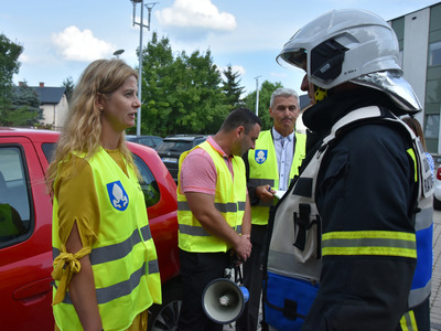 Druh OSP Tarczyn melduje zakończenie akcji