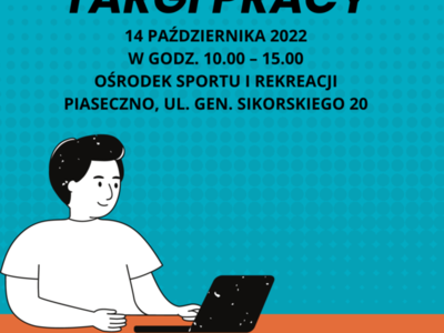 Plakat promujący Targi Pracy w Piasecznie