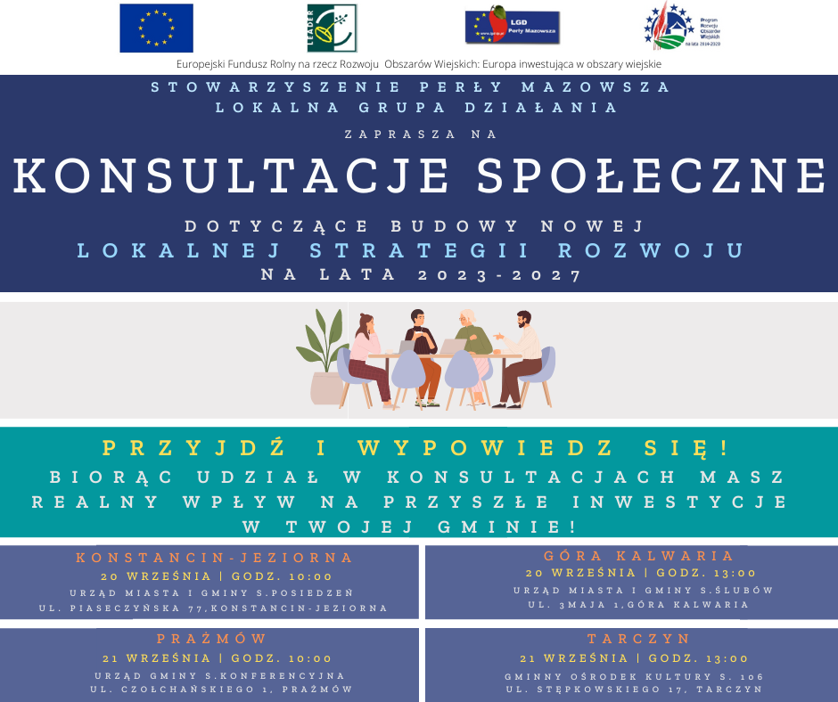 Baner promujący konsultacje społeczne