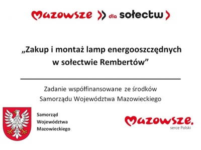 tablica Mazowsze dla Sołectw Rembertów