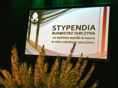 Wręczenie Stypendiów Burmistrza Tarczyna