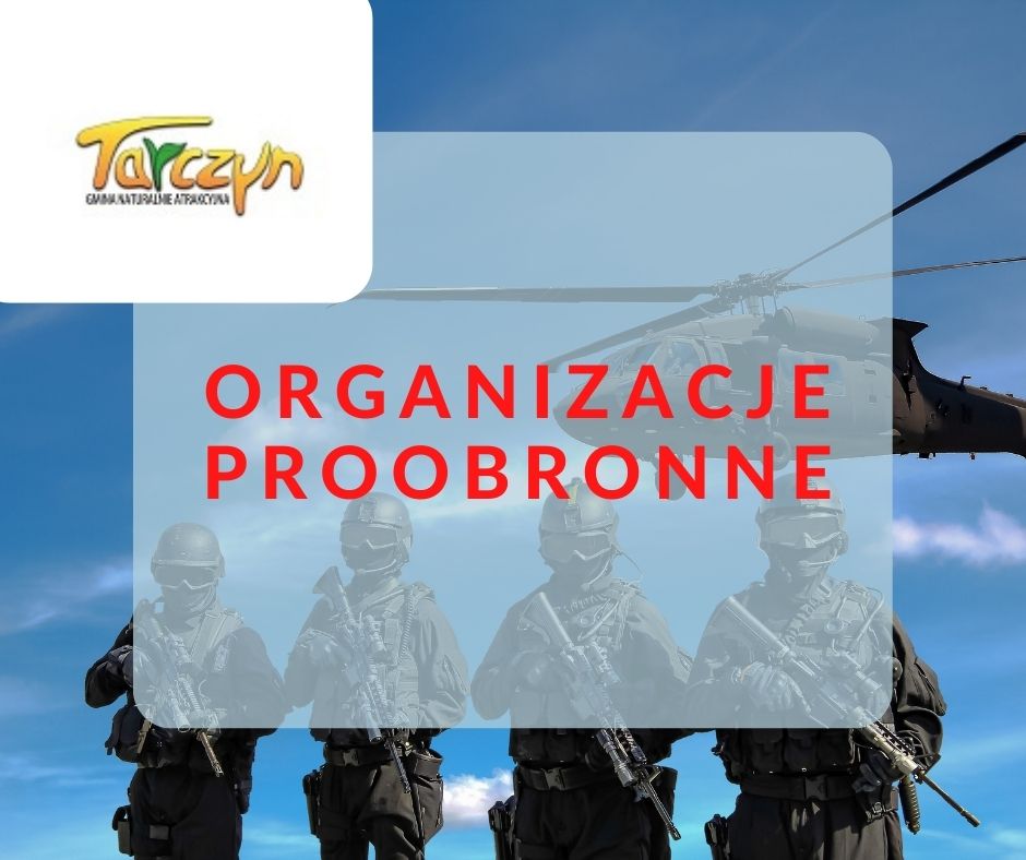 organizacje proobronne grafika