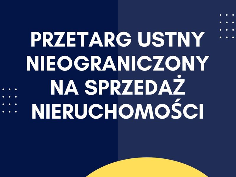 przetarg ustny nieograniczony - Nowe Racibory