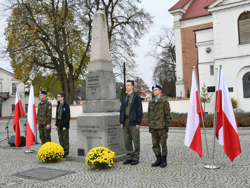 Zdjęcie z obchodów Narodowego Święta Niepodległości w Tarczynie