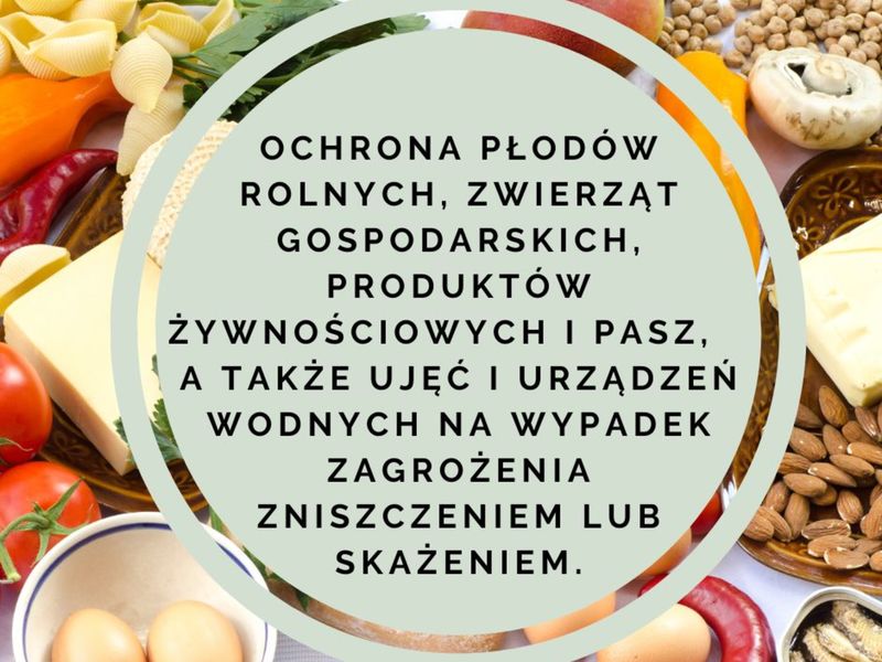 ochrona płodów rolnych przed skażeniem