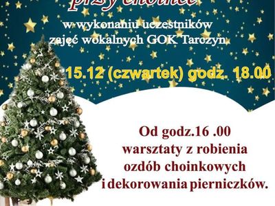 Plakat promujący rodzinne kolędowanie