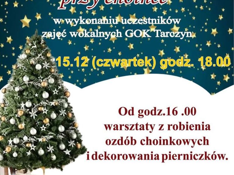 Plakat promujący rodzinne kolędowanie