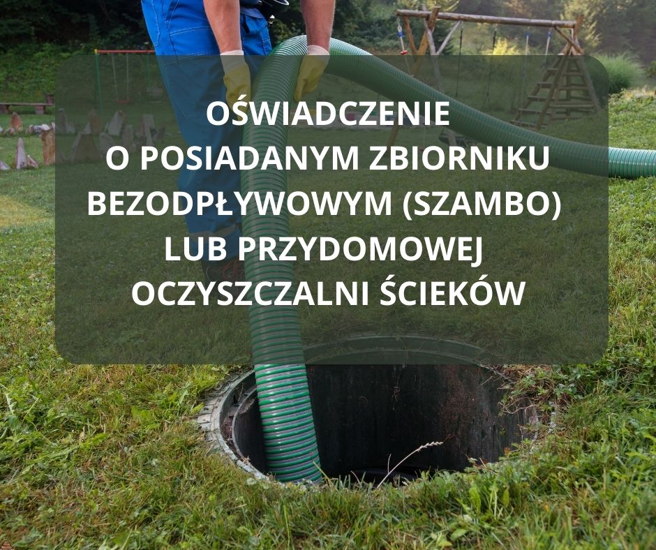 Zdjęcie przedstawia studzienkę szamba