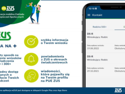 baner promujący aplikacje zus