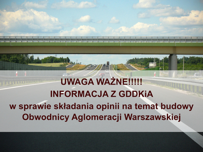 Baner przedstawiający autostrade