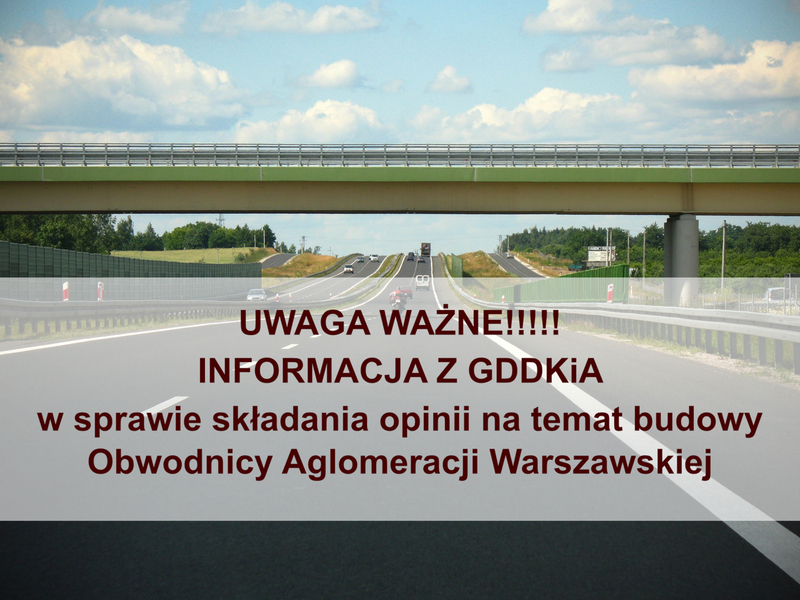 Baner przedstawiający autostrade