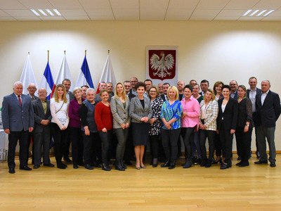 Państwo Sołtysi z Gminy Tarczyn