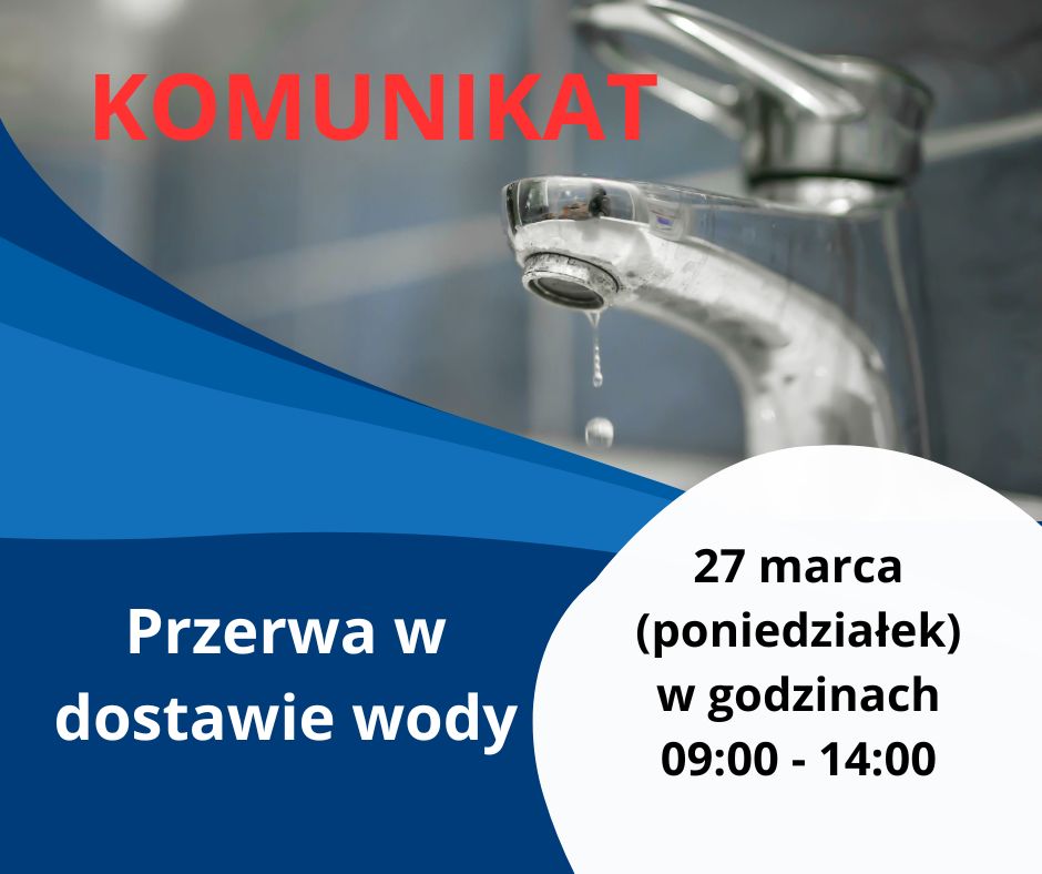 przerwa w dostawie wody