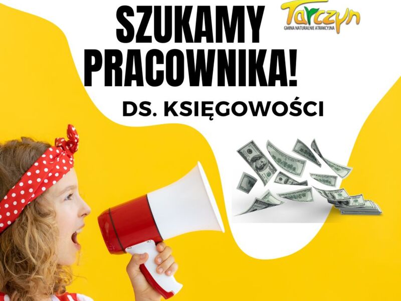 baner szukamy pracownika ds księgowości
