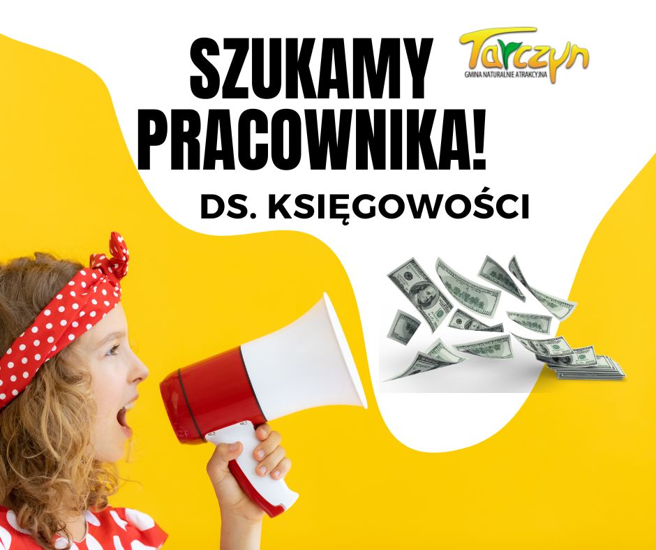 baner szukamy pracownika ds księgowości