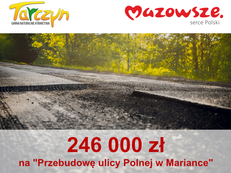 Zdjęcie przedstawia drogę w czasie remontu