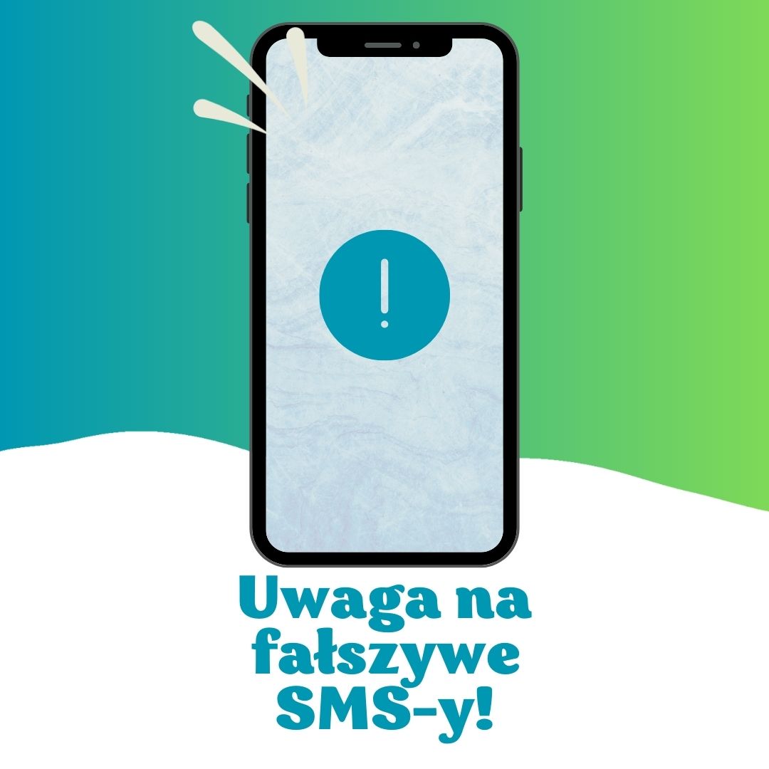 Uwaga na fałszywe smsy baner