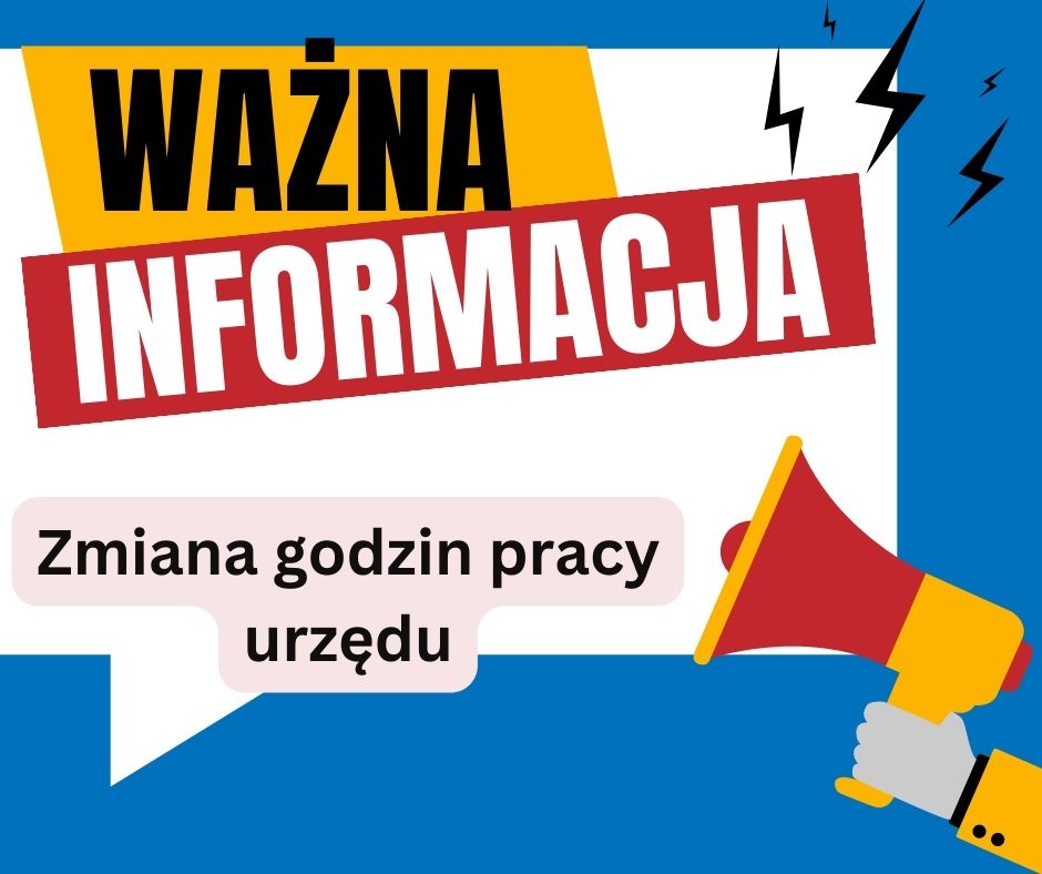 Baner zawierający tekst ważna informacja