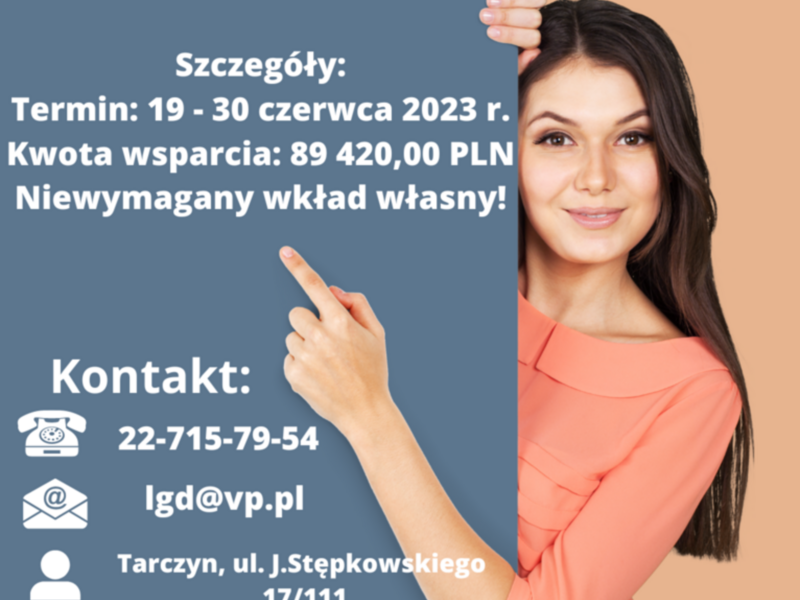 Plakat LGD Perły Mazowsza