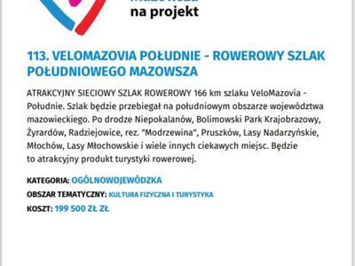 Baner Budżetu Obywatelskiego Mazowsza