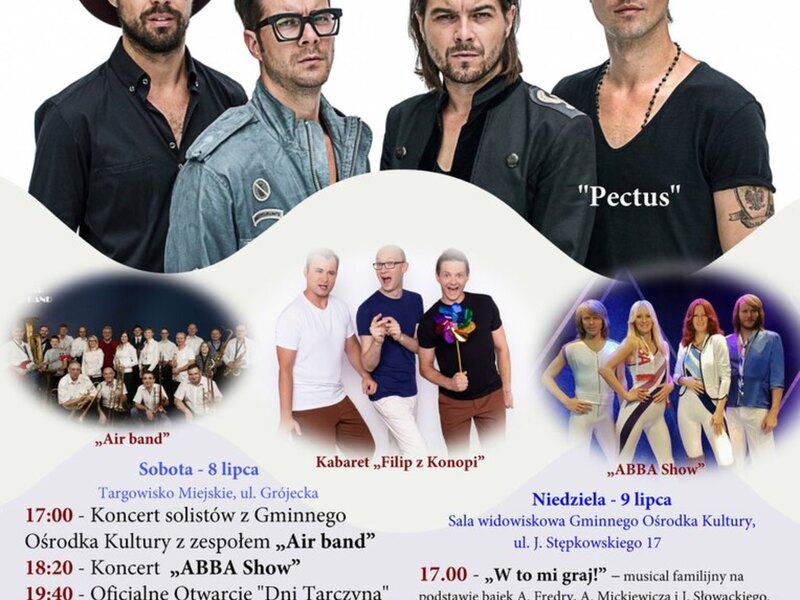 Plakat promujący Dni Tarczyna