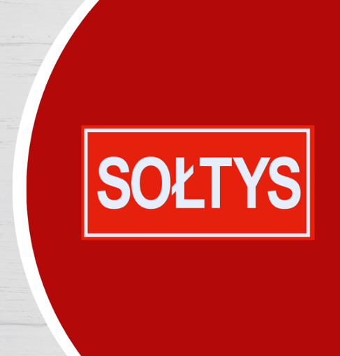 Baner z napisem Sołtys