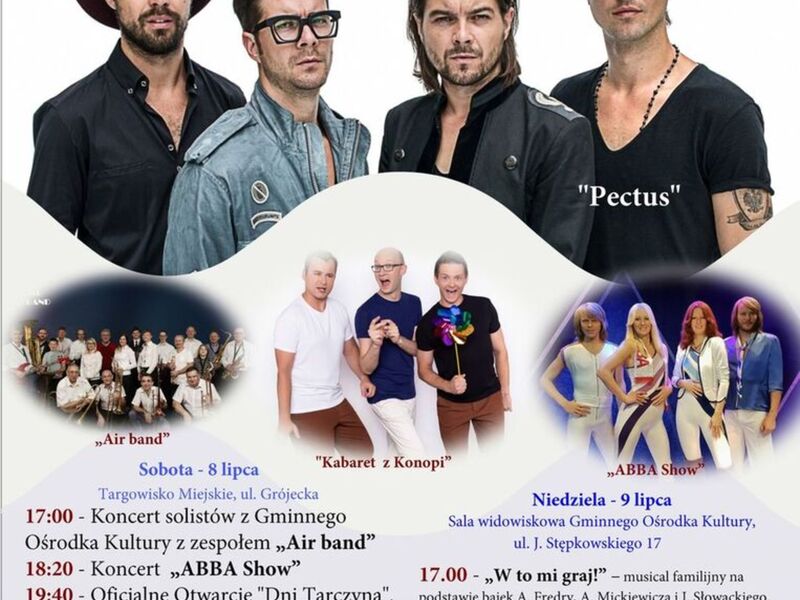 Plakat promujący Dni Tarczyna