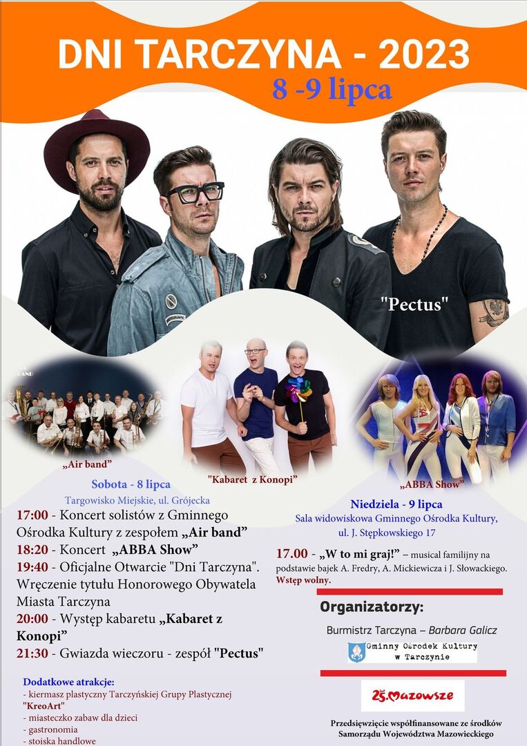 Plakat promujący Dni Tarczyna