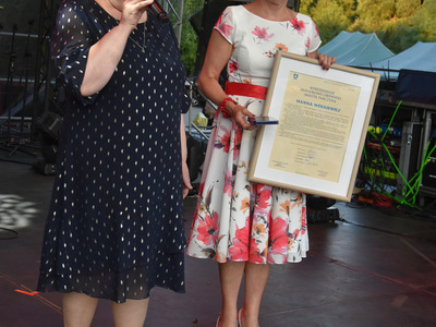 Pani Hanna Wołkiewicz - Honorowym Obywatelem Miasta Tarczyna