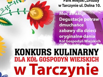 Plakat promujący piknik z produktem polskim