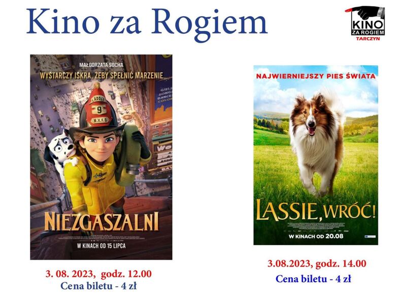 Plakat kina za rogiem