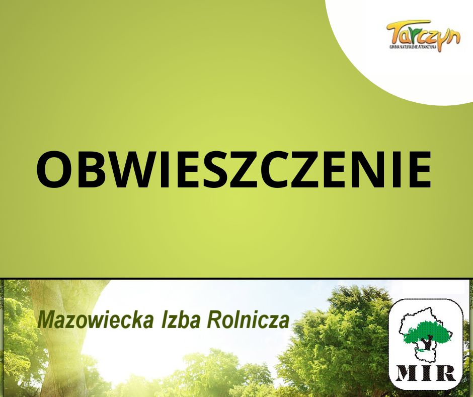 OBWIESZCZENIE