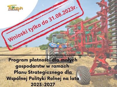 dopłaty do małych gospodarstw