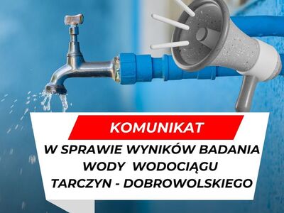 komunikat woda Dobrowolskiego