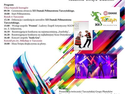 Plakat promujący Tarczyńskie owocobranie